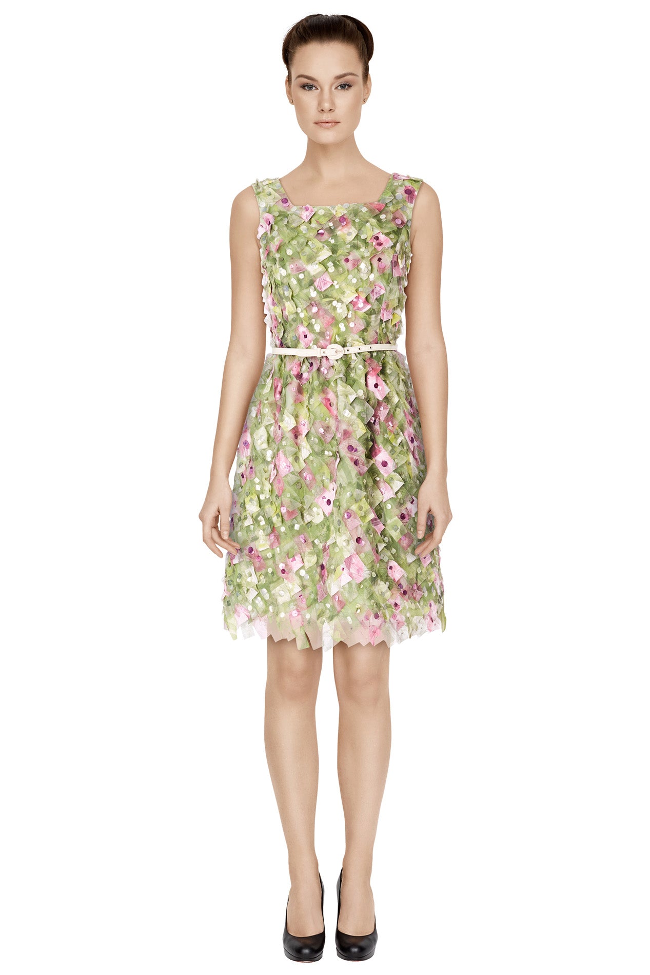 Sleeveless Fit And Flare Designer Dress | Oscar de la Renta | Dress Sleeveless Fit And Flare Designer Dress | Oscar de la Renta | Dress